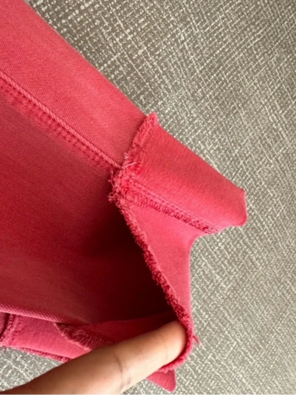 J. Jill Denim Authentic Fit Cropped Jeans Women’s 4 Coral Pink Stretch Cuff